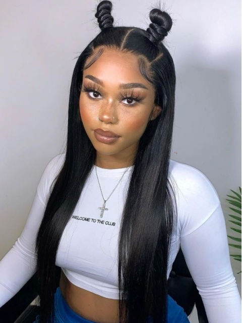 NEW NO DIY - REAL INVISIBLE HD LACE - SILKY STRAIGHT HUMAN HAIR LACE FRONT WIG- HD899 NEW NO DIY - REAL INVISIBLE HD LACE - SILKY STRAIGHT HUMAN HAIR LACE FRONT WIG- HD899