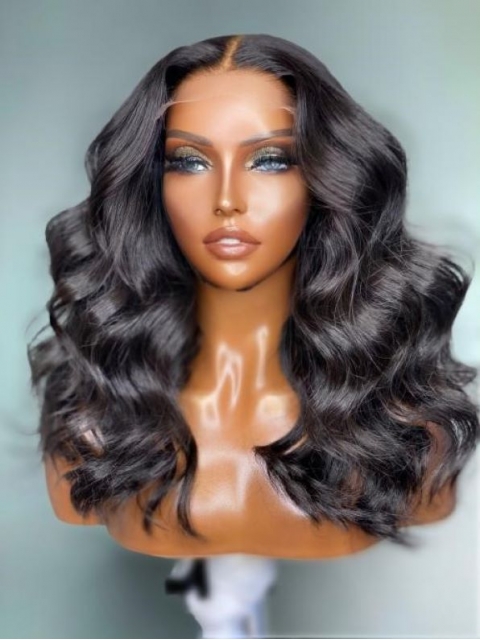 New&Upgraded 5×5 Invisible Real HD lace Closure Wavy Human Hair-SWC050 New&Upgraded 5×5 Invisible Real HD lace Closure Wavy Human Hair-SWC050