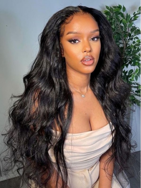 NEW NO DIY - REAL INVISIBLE HD LACE - WAVY HUMAN HAIR LACE FRONT WIG-HD905 NEW NO DIY - REAL INVISIBLE HD LACE - WAVY HUMAN HAIR LACE FRONT WIG-HD905