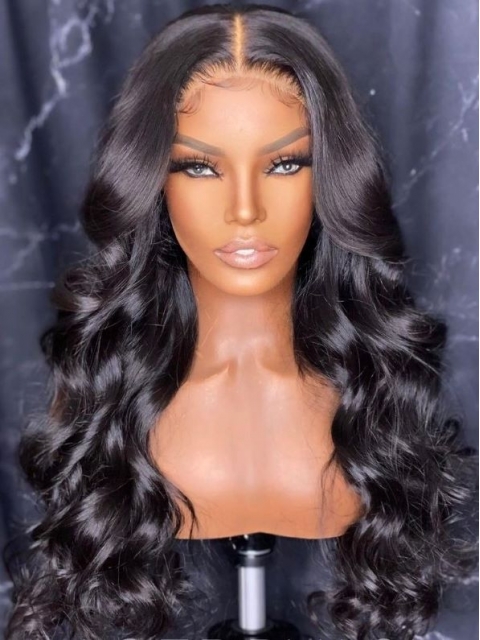 13*6 SUPER FINE INVISIBLE HD LACE-BODY WAVE HUMAN HAIR LACE FRONTAL WIG- HD916 13*6 SUPER FINE INVISIBLE HD LACE-BODY WAVE HUMAN HAIR LACE FRONTAL WIG- HD916