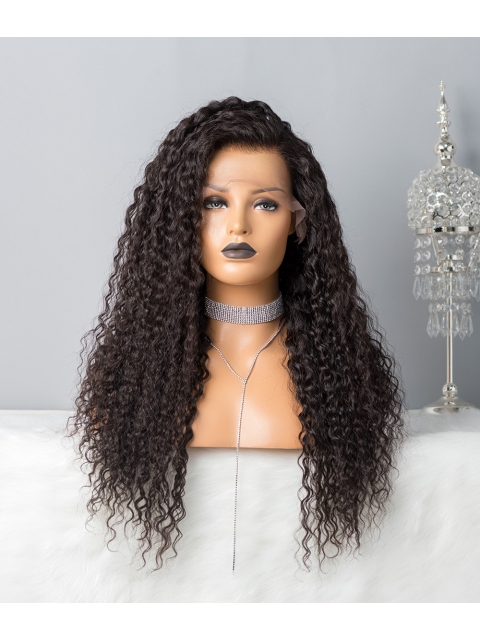 Preorder-Invisible HD skin melt swiss lace curly human hair full lace wig Preorder-Invisible HD skin melt swiss lace curly human hair full lace wig