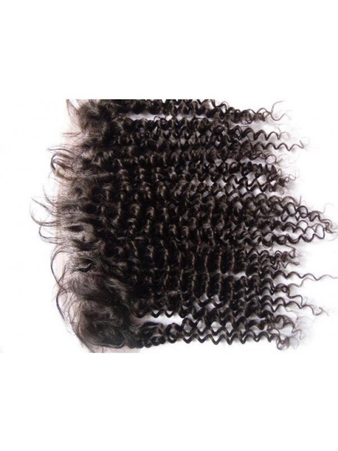 13*4 indian remy human hair curly lace frontal-FC134 13*4 indian remy human hair curly lace frontal-FC134