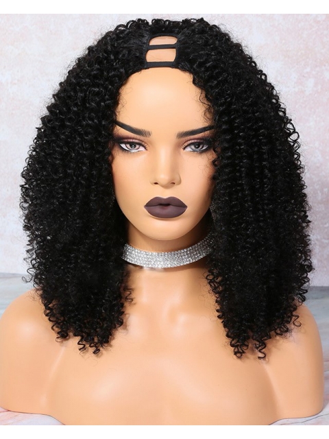 Afro Curly U-Part Wigs Beginner Friendly Wig Easy Installation-UP008 Afro Curly U-Part Wigs Beginner Friendly Wig Easy Installation-UP008