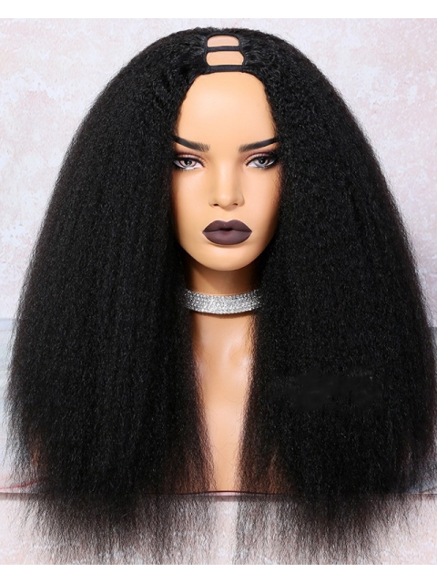 New Kinky Straight U-Part Wig for beginners-UP009 New Kinky Straight U-Part Wig for beginners-UP009