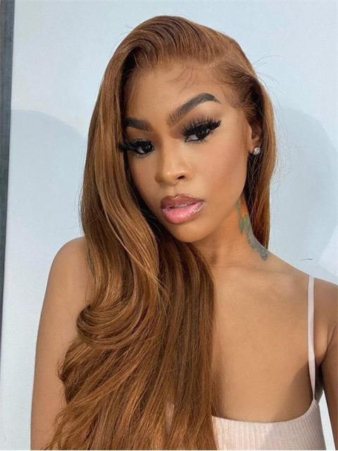 New Summer Color Honey Blonde Full Lace Wig with Wand Curls-FWC007 New Summer Color Honey Blonde Full Lace Wig with Wand Curls-FWC007