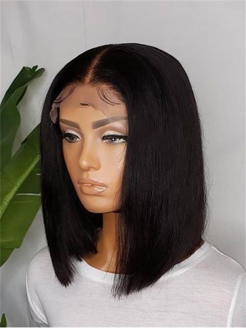 New 5×5 Invisible HD lace Human Hair Closure Bob Wig-SWC018 New 5×5 Invisible HD lace Human Hair Closure Bob Wig-SWC018