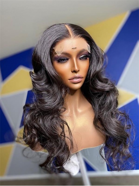 New 4*4 Lace Closure Frontal Human Hair Wig With Wand Curls-HWC008 New 4*4 Lace Closure Frontal Human Hair Wig With Wand Curls-HWC008