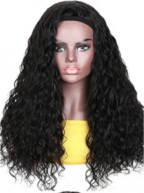 New Protective Style For Black Natural Hair-150% density Quick Fix Elegant Water Wave Headband Wig For Last Minute Problems-HW003 New Protective Style For Black Natural Hair-150% density Quick Fix Elegant Water Wave Headband Wig For Last Minute Problems-HW003