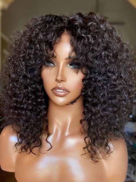New Curly14 inches & 5x5 Invisible HD Lace Closure Wig-SWC023 New Curly14 inches & 5x5 Invisible HD Lace Closure Wig-SWC023
