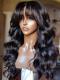 EASY FOR DAILY LIFE- MOST REALISTIC BEGINNER FRIENDLY LACE CLOSURE BODY WAVE HUMAN HAIR WIG WITH BANGS-WE802