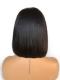 Easy affordable one length human hair wig