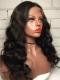 Indian virgin 6 inches deep parting preplucked human hair lace front wave wig-LFW007