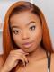 New Orange Bob Hair Lace Wig For Summer-CL024