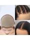 Pre-made Fake Scalp Indian Virgin Front Lace Human Hair Straight Wig