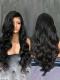 Preplucked Indian virgin 360 lace frontal human hair wavy wig -WE061