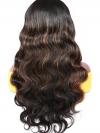 Straight Honey brown highlight U-part wig 