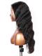 CARA-BLACK NATURAL WAVE-LACE FRONTAL WIG