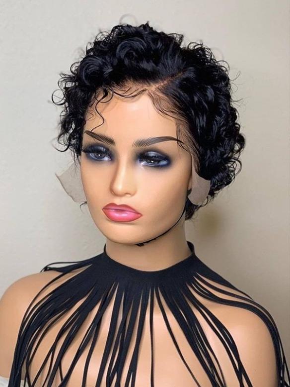 NEW CURLY LACE FRONTAL WIG FOR SUMMER-LW174