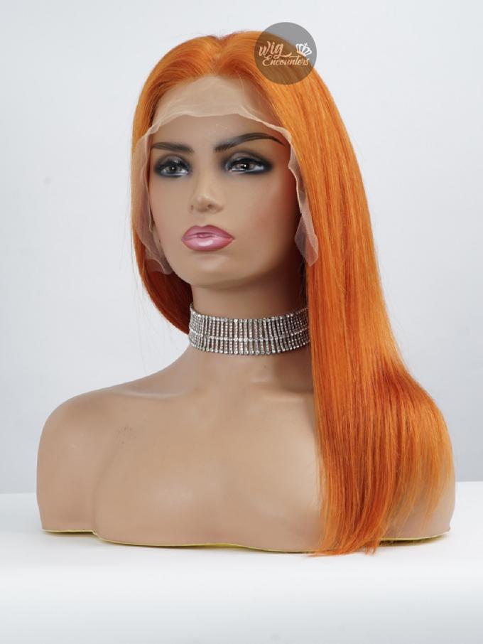 HOT Light gold copper blonde lace front wig-CL033