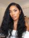 Natural Wavy Black Lace Front Wig-Lw079