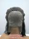 NO MORE GRIDS- More Natural 5*5 Lace Closure Human Hair  Invisi-Scalp Short Wavy Wig-IS006