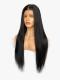 Preplucked Indian virgin 360 lace frontal human long straight hair wig -WE077