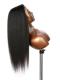 BELLA--BEGINNERS’WIG COLLECTION - 10-MIN LACE WIG-NATURAL BLACK KINKY STRAIGHT-LACE CLOSURE WIG