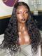 New Deep Wave Natural Black 5x5 HD Swiss Lace Closure Wig-SWC014