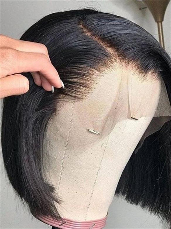 New silky texture side part BOB for summer slay-LW168
