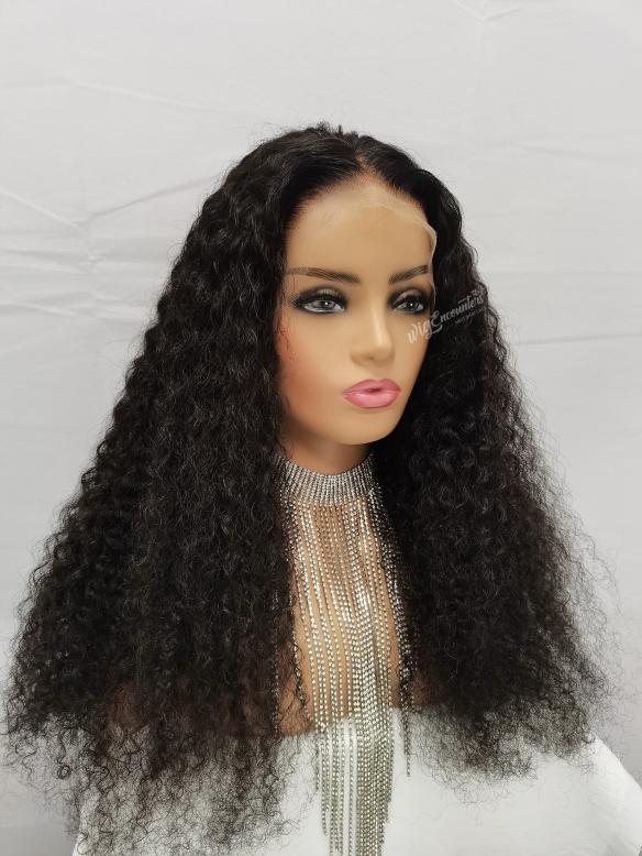 New Effortless Get Up To Go Series| Natural Curly 13*6 Lace Front- GT001