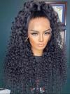 HOLIDAY SLAY NEW NO DIY - REAL INVISIBLE HD LACE -SPIRAL CURLS CURLY HUMAN HAIR LACE FRONT WIG - HD879