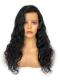 Indian virgin preplucked 6 inches deep parting lace front human hair wavy wig -LFS020