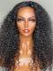 13*6 SUPER FINE INVISIBLE HD LACE-HUMAN HAIR LACE FRONTAL CURLY WIG- HD918