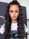 Human Hair Full Lace Wig Curly Ash Brown