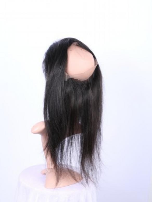 Indian remy human hair straight 360 lace frontal - FS360