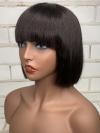 Easy affordable 10 inches short hair with bang