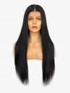Preplucked Indian virgin 360 lace frontal human long straight hair wig -WE077