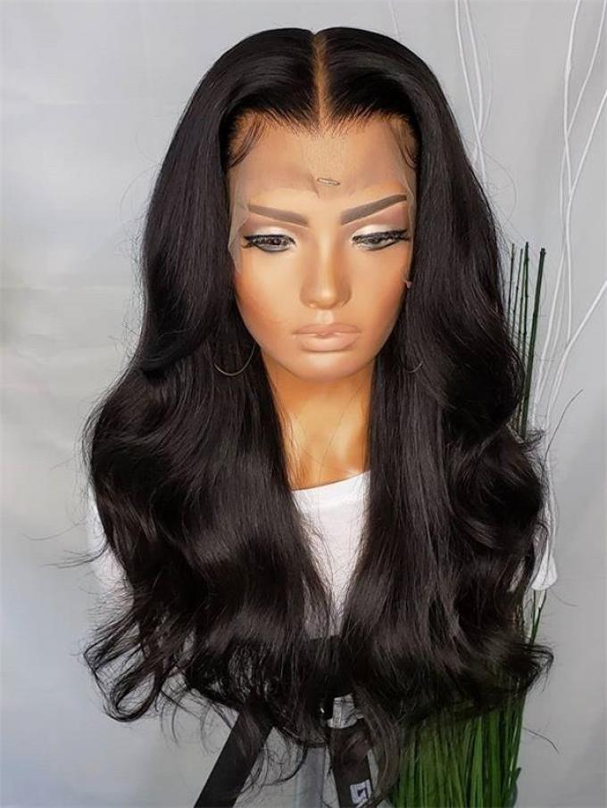 New Silky Texture Lace Front Wig with Wand Curls-LW165