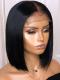 Easy affordable 12 inch middle part human hair wig