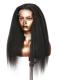 BELLA--BEGINNERS’WIG COLLECTION - 10-MIN LACE WIG-NATURAL BLACK KINKY STRAIGHT-LACE CLOSURE WIG