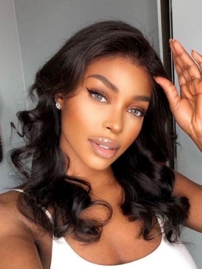 New&Upgraded 5×5 Invisible HD lace Closure Straight Human Hair with Wand Curls-SWC028