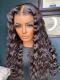 Human Hair Full Lace Wig Curly Ash Brown