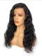 Indian virgin preplucked 6 inches deep parting lace front human hair wavy wig -LFS020