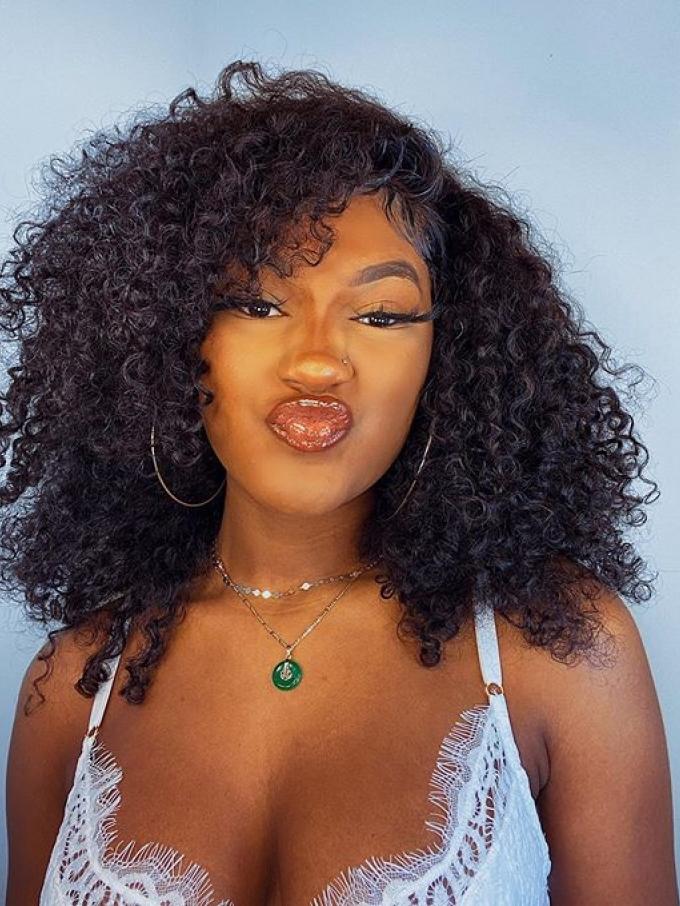 NEW CURLY LACE FRONTAL WIG FOR SUMMER-LW175