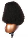 MINA-BEGINNERS’WIG COLLECTION-10-MIN LACE WIG-BLACK KINKY CURLY-LACE CLOSURE WIG