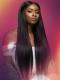 Preplucked Indian virgin 360 lace frontal human hair straight wig -WE042