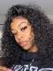Natural Hairline Curly Lace Frontal Wig-LFW978