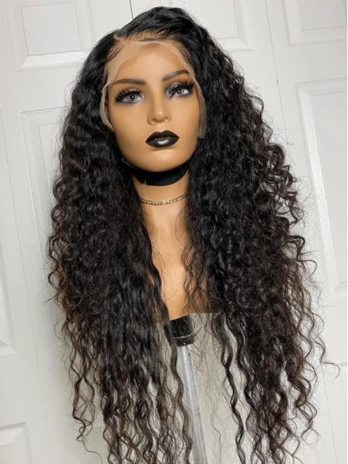 New Deep Wavy Natural Hairline Full Lace Wig-FWL001