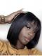 Short Bob Human Hair Lace Front Wigs For Black Women-LFB737