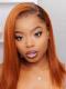 New Orange Bob Hair Lace Wig For Summer-CL024